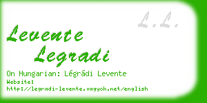 levente legradi business card